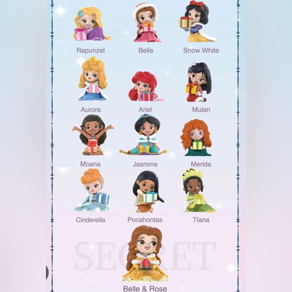 POPMART *SOLD OUT* Disney Princess Winter Gifts ARIEL (Confirmed/UNOPENED) - Picture 3 of 8